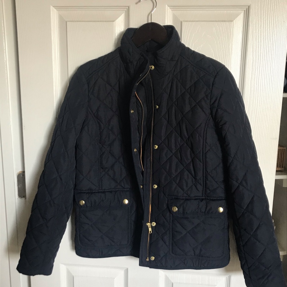 GAP- Navy, quilted coat